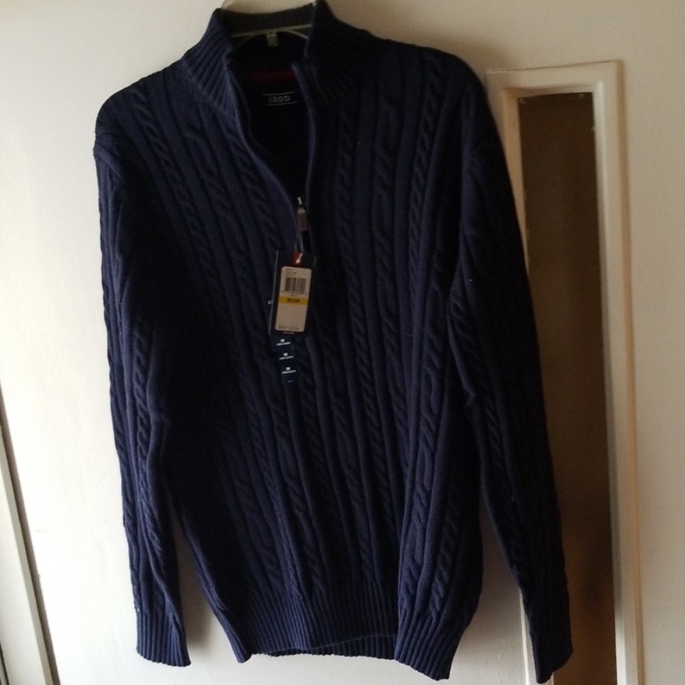 Men's Izod Medium Navy Blue Sweater